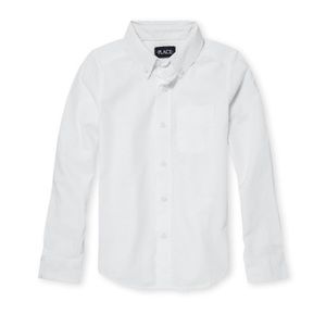 Long Sleeved White Oxford Shirt